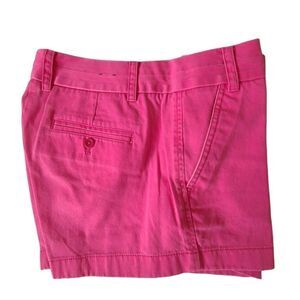 J Crew Womens Pink Zip Front Shorts Size 6
